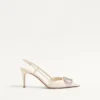 Vlogo Signature Slingback-Pumps aus Kalbsleder 80 mm