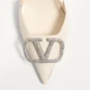 Vlogo Signature Slingback-Pumps aus Kalbsleder 80 mm