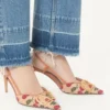 Vlogo Signature Slingback Pumps mit Cherryfic-Muster 80 mm Vlogo Signature Slingback Pumps mit Cherryfic-Muster 80 mm