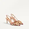 Vlogo Signature Slingback Pumps mit Cherryfic-Muster 80 mm Vlogo Signature Slingback Pumps mit Cherryfic-Muster 80 mm