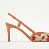 Vlogo Signature Slingback Pumps mit Cherryfic-Muster 80 mm Vlogo Signature Slingback Pumps mit Cherryfic-Muster 80 mm