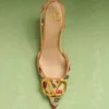 Vlogo Signature Slingback Pumps mit Cherryfic-Muster 80 mm Vlogo Signature Slingback Pumps mit Cherryfic-Muster 80 mm