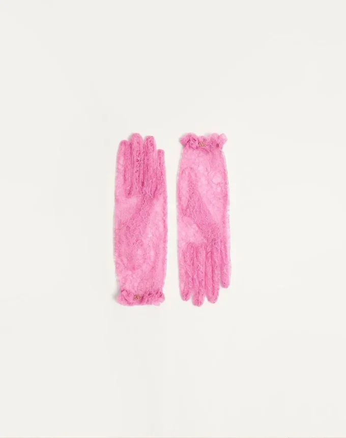 VLogo Signature Spitzenhandschuhe