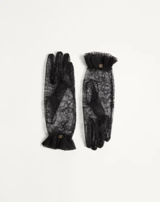 Vlogo Signature Spitzenhandschuhe