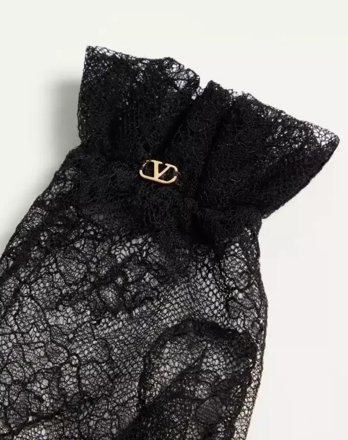 Vlogo Signature Spitzenhandschuhe