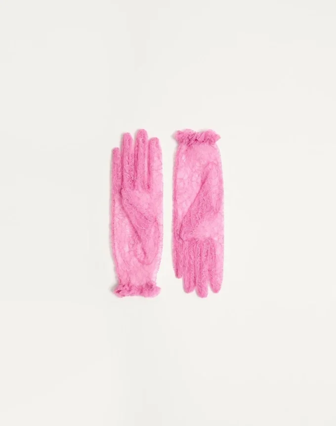 VLogo Signature Spitzenhandschuhe