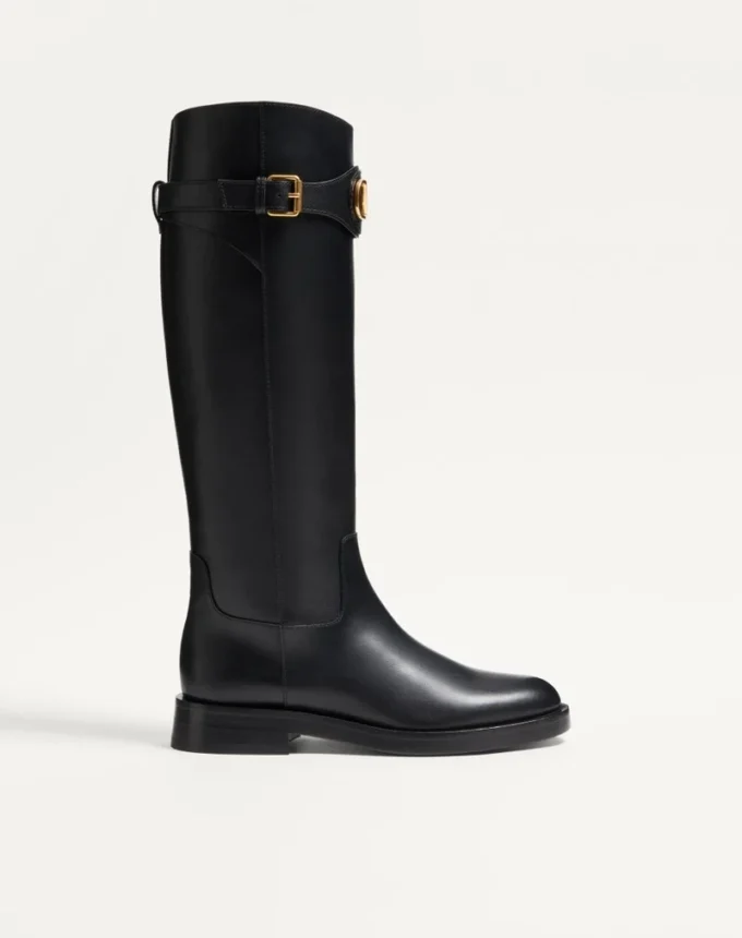 Vlogo Signature Stiefel aus Kalbsleder 30 mm Vlogo Signature Stiefel aus Kalbsleder 30 mm