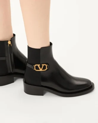 Vlogo Signature Stiefeletten aus Kalbsleder 30 mm