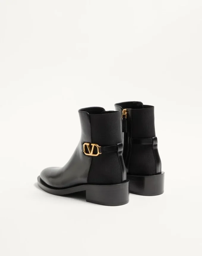 Vlogo Signature Stiefeletten aus Kalbsleder 30 mm Vlogo Signature Stiefeletten aus Kalbsleder 30 mm