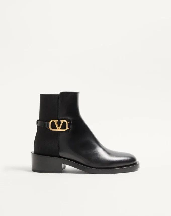 Vlogo Signature Stiefeletten aus Kalbsleder 30 mm Vlogo Signature Stiefeletten aus Kalbsleder 30 mm