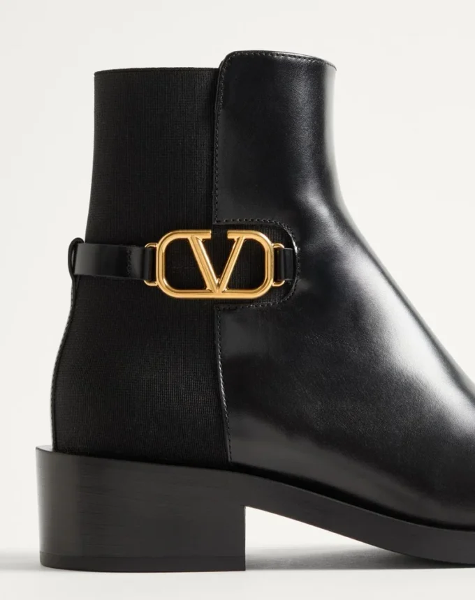 Vlogo Signature Stiefeletten aus Kalbsleder 30 mm Vlogo Signature Stiefeletten aus Kalbsleder 30 mm