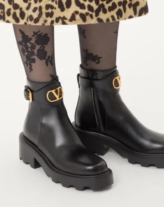 Vlogo Signature Stiefeletten aus Kalbsleder 55 mm