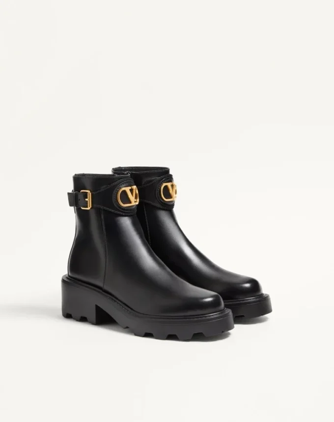 Vlogo Signature Stiefeletten aus Kalbsleder 55 mm Vlogo Signature Stiefeletten aus Kalbsleder 55 mm