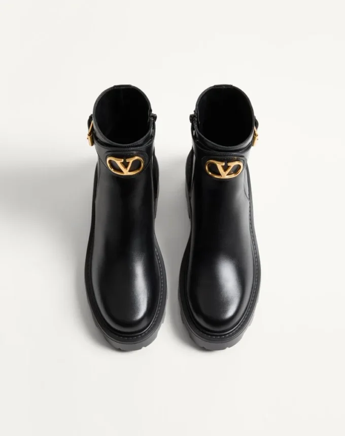 Vlogo Signature Stiefeletten aus Kalbsleder 55 mm Vlogo Signature Stiefeletten aus Kalbsleder 55 mm
