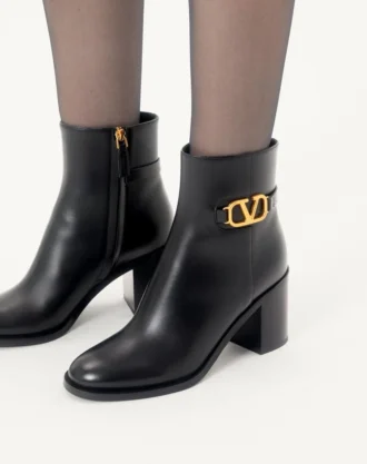 Vlogo Signature Stiefeletten aus Kalbsleder 75 mm Vlogo Signature Stiefeletten aus Kalbsleder 75 mm