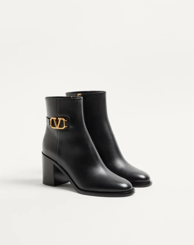 Vlogo Signature Stiefeletten aus Kalbsleder 75 mm Vlogo Signature Stiefeletten aus Kalbsleder 75 mm