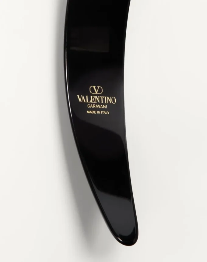 Vlogo Signature Stirnband aus Harz, Metall und Kristallen Vlogo Signature Stirnband aus Harz, Metall und Kristallen