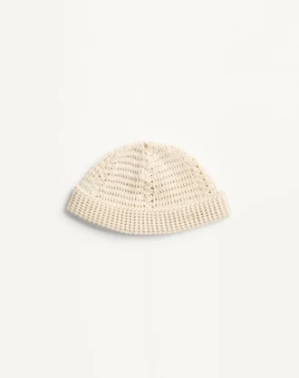 Vlogo Signature Strickmütze aus Baumwolle