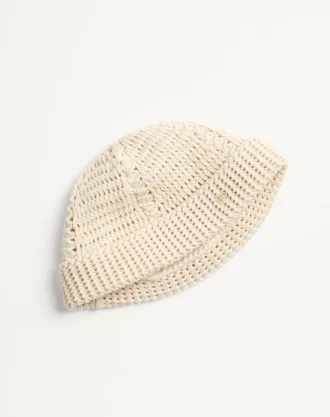 Vlogo Signature Strickmütze aus Baumwolle