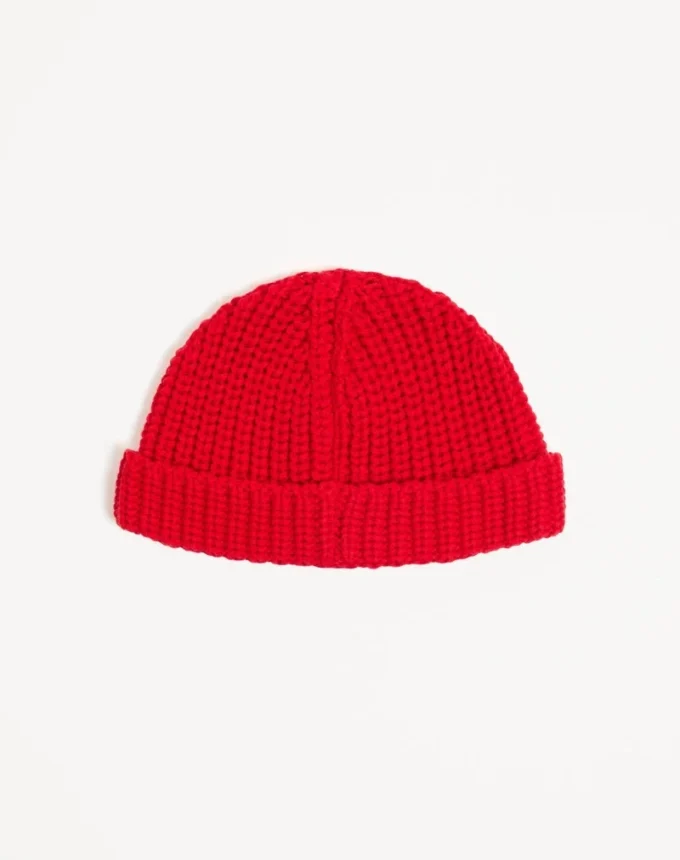 VLOGO SIGNATURE STRICKMÜTZE AUS BAUMWOLLE
