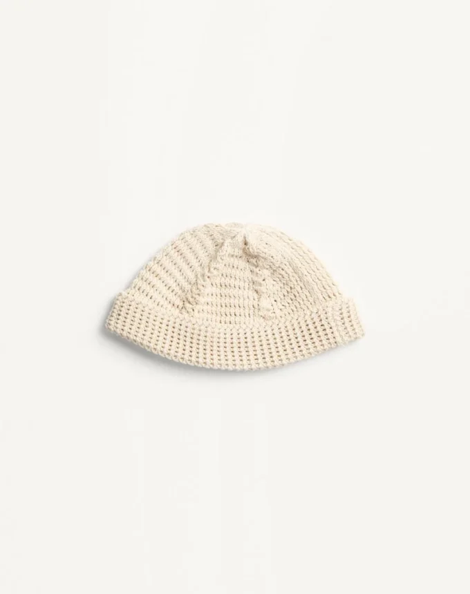 Vlogo Signature Strickmütze aus Baumwolle