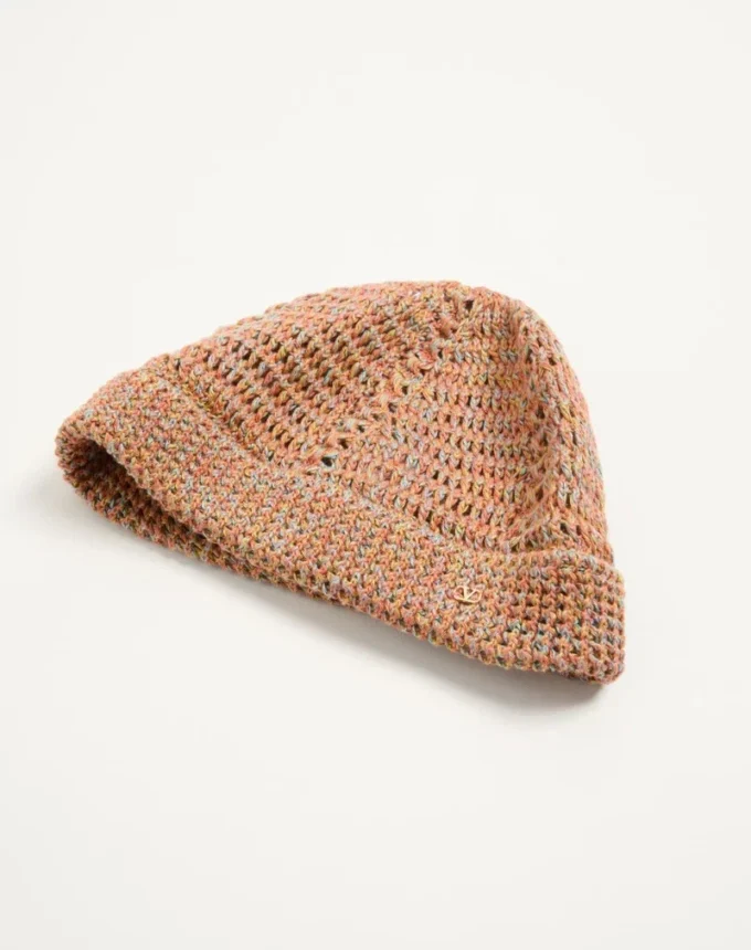 Vlogo Signature Strickmütze aus Leinen und Baumwolle Vlogo Signature Strickmütze aus Leinen und Baumwolle