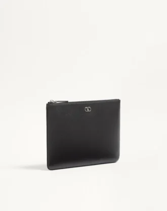 Vlogo Signature Tasche aus genarbtem Kalbsleder