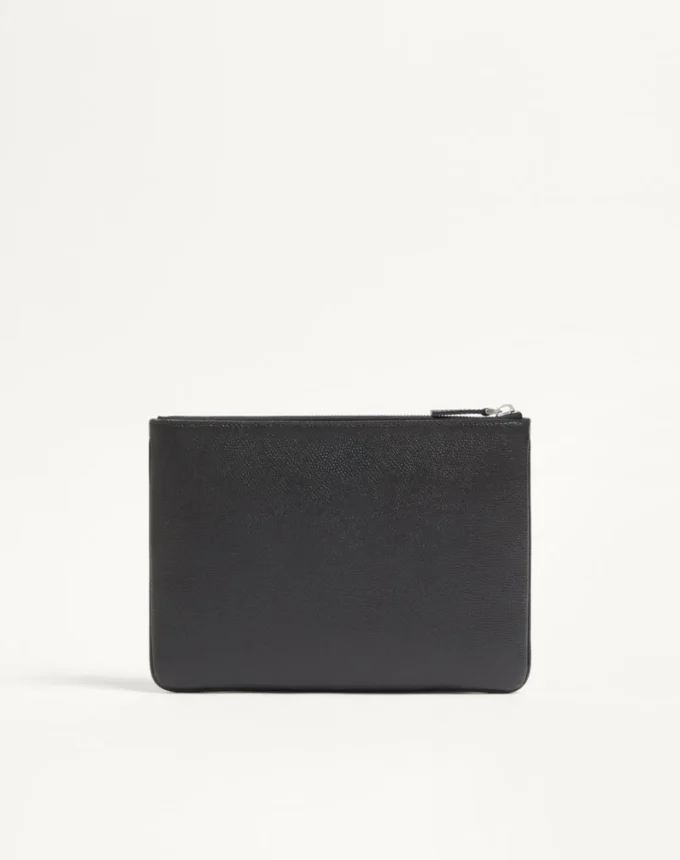Vlogo Signature Tasche aus genarbtem Kalbsleder Vlogo Signature Tasche aus genarbtem Kalbsleder