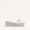 VLogo Signature Wedge Slide aus laminiertem, genarbtem Kalbsleder 60 mm VLogo Signature Wedge Slide aus laminiertem, genarbtem Kalbsleder 60 mm