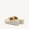 VLogo Signature Wedge Slide aus laminiertem, genarbtem Kalbsleder 60 mm VLogo Signature Wedge Slide aus laminiertem, genarbtem Kalbsleder 60 mm