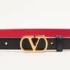 VLogo Signature Wendbarer Gürtel aus glänzendem Kalbsleder – 20 mm / 1,2 Zoll VLogo Signature Wendbarer Gürtel aus glänzendem Kalbsleder – 20 mm / 1,2 Zoll