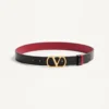 VLogo Signature Wendbarer Gürtel aus glänzendem Kalbsleder – 30 mm / 1,2 Zoll VLogo Signature Wendbarer Gürtel aus glänzendem Kalbsleder – 30 mm / 1,2 Zoll