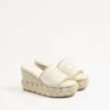 Vlogo Torchon Keilabsatz-Pantolette aus Nappaleder 100 mm Vlogo Torchon Keilabsatz-Pantolette aus Nappaleder 100 mm