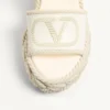Vlogo Torchon Keilabsatz-Sandale aus Nappaleder 130 mm Vlogo Torchon Keilabsatz-Sandale aus Nappaleder 130 mm