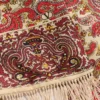 Voyage Imaginaire Seiden-Bandeau-Schal mit Fransen