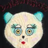 Woll- und Baumwollpullover mit Le Chat De La Maison-Aufnäher Woll- und Baumwollpullover mit Le Chat De La Maison-Aufnäher