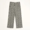 Wollhose mit Umschlag und Hahnentrittmuster Wollhose mit Umschlag und Hahnentrittmuster