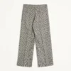 Wollhose mit Umschlag und Hahnentrittmuster Wollhose mit Umschlag und Hahnentrittmuster