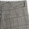 Wollhose mit Umschlag und Hahnentrittmuster Wollhose mit Umschlag und Hahnentrittmuster