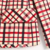 Wolljacke mit Fensterkaromuster Wolljacke mit Fensterkaromuster