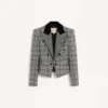 Wolljacke mit Karomuster Wolljacke mit Karomuster