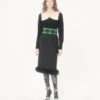 Crepe Couture Rock mit Federn Crepe Couture Rock mit Federn