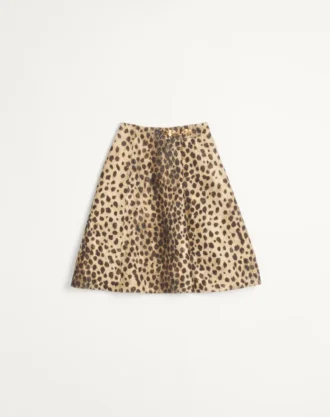 Wollrock mit Jaguar-Muster