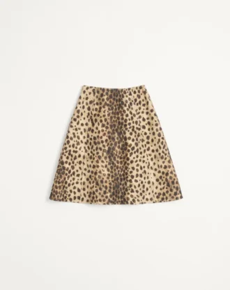 Wollrock mit Jaguar-Muster