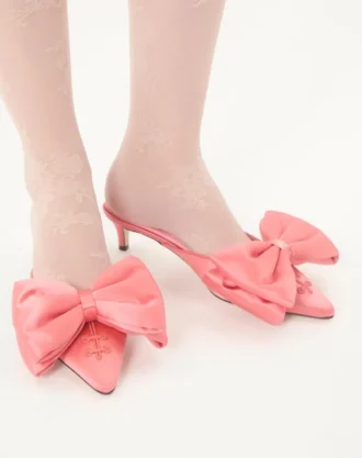 Yolande Satin Mule 45 mm