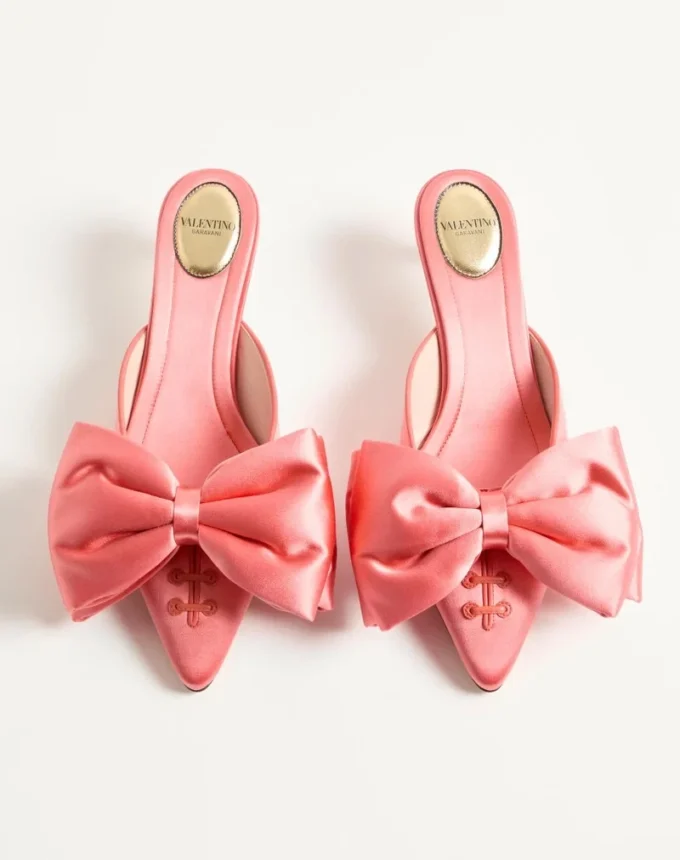 Yolande Satin Mule 45 mm Yolande Satin Mule 45 mm
