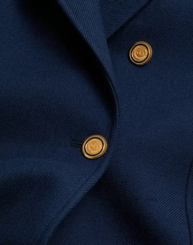 Zweireihige Jacke aus doppelter Wolle Zweireihige Jacke aus doppelter Wolle