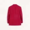 Zweireihige Jacke aus Grain-de-Poudre-Wolle Zweireihige Jacke aus Grain-de-Poudre-Wolle