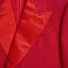 Zweireihige Jacke aus Grain-de-Poudre-Wolle Zweireihige Jacke aus Grain-de-Poudre-Wolle