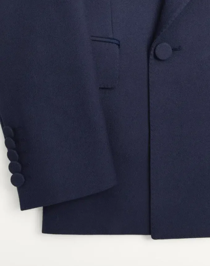 Zweireihige Jacke aus Wollgabardine Zweireihige Jacke aus Wollgabardine